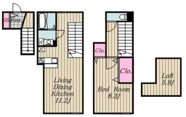 Casa Marroneの物件間取画像