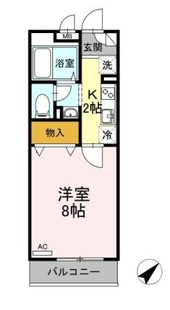 ソレーユ・トレビナの物件間取画像
