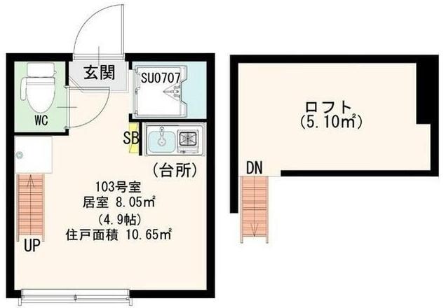 リヴィエール明大前の物件間取画像