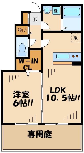 レセンテスパシオの物件間取画像