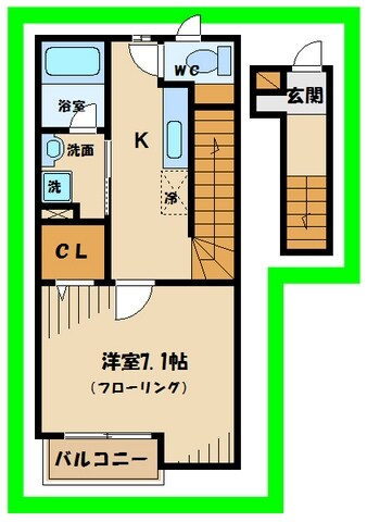 メゾン ラ リーブの物件間取画像