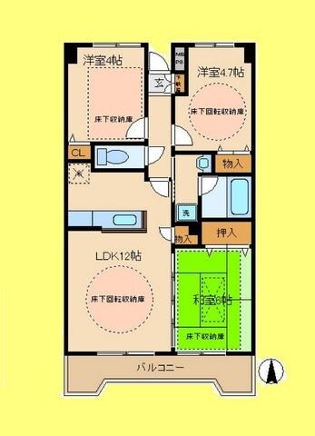 セラ禎水館の物件間取画像