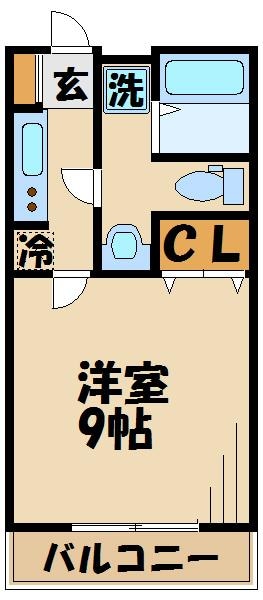 パルコート芦花IIの物件間取画像