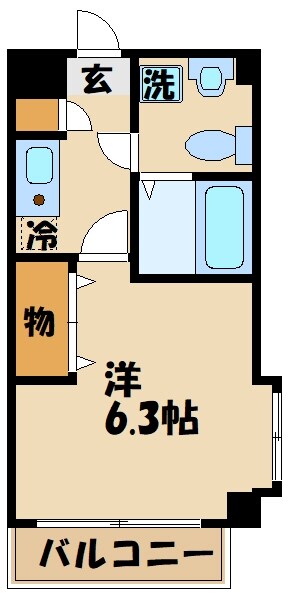 レスポワール多摩川の物件間取画像