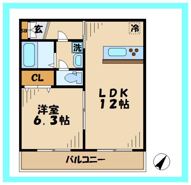 PEAR PARK3の物件間取画像