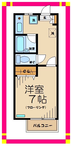 メゾンヌーベルの物件間取画像