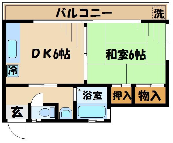 コーポサトウの物件間取画像