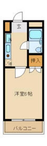 フレグラント2の物件間取画像