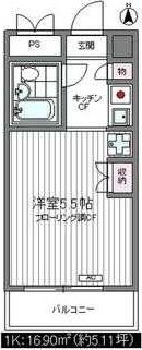 リビエール八王子の物件間取画像