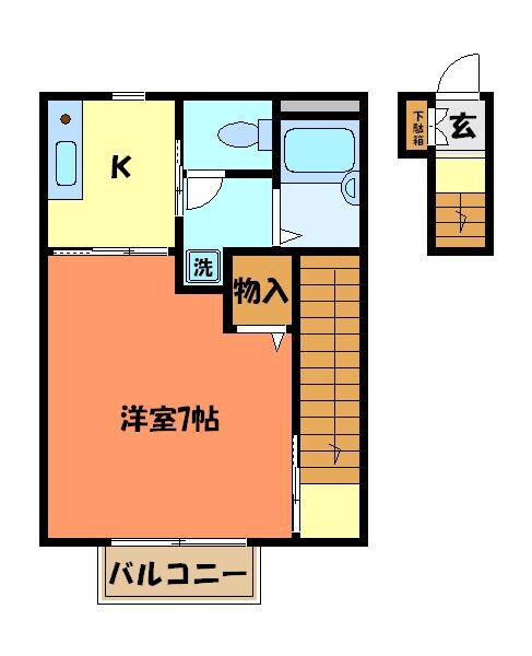 シェモアSの物件間取画像