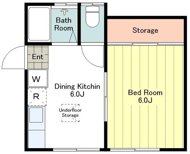 フルール日野の物件間取画像