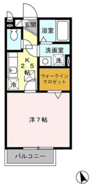 アルテールの物件間取画像