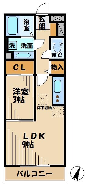 ジャルディネットの物件間取画像