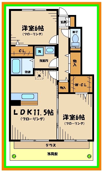 アドヴァンスKの物件間取画像