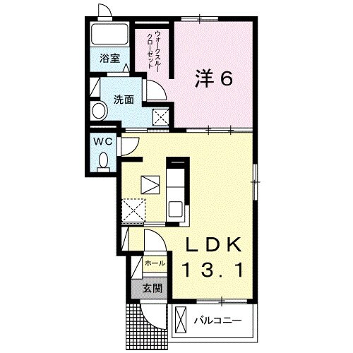シエルIIの物件間取画像