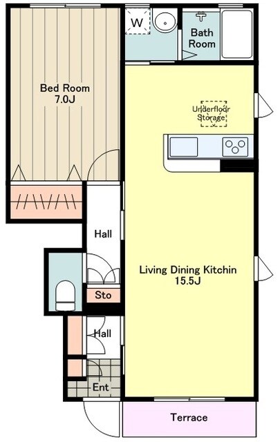 シャーメゾンMUKUROJIコートの物件間取画像