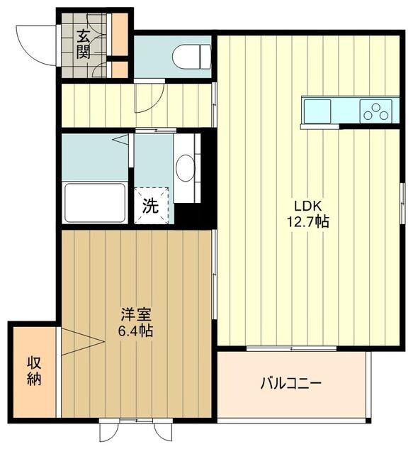 シャーメゾンMUKUROJIプリミエの物件間取画像