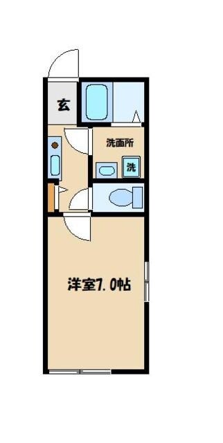 カインドネス八王子東中野の物件間取画像