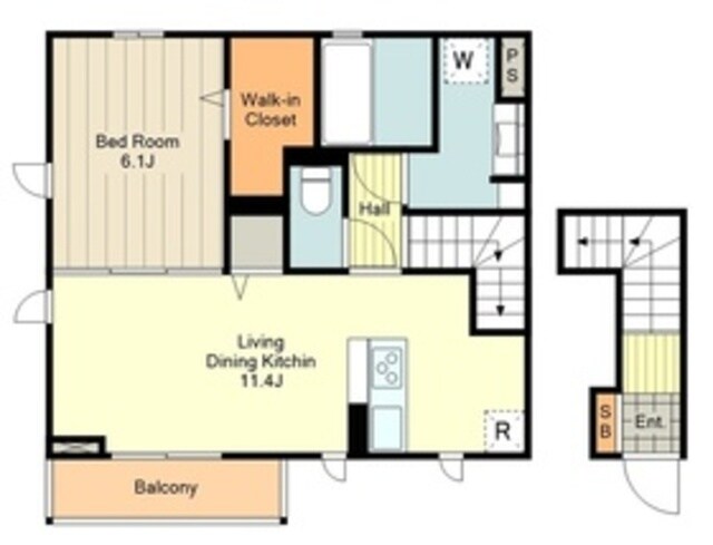 ジェンティールの物件間取画像