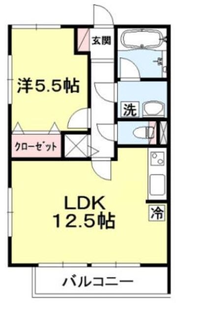 コモレビ大蔵 E棟の物件間取画像