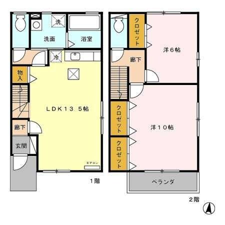 グランジェールの物件間取画像