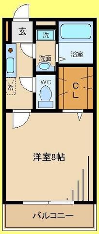 セゾンリヴェール1の物件間取画像