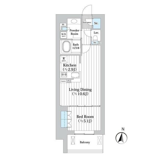 アビティグランデ砧 (B棟)の物件間取画像