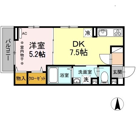 サリジエ宮町の物件間取画像