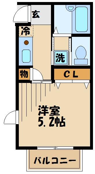 アイムタウン上祖師谷の物件間取画像