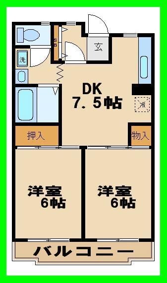 グランシャリオ砧の物件間取画像