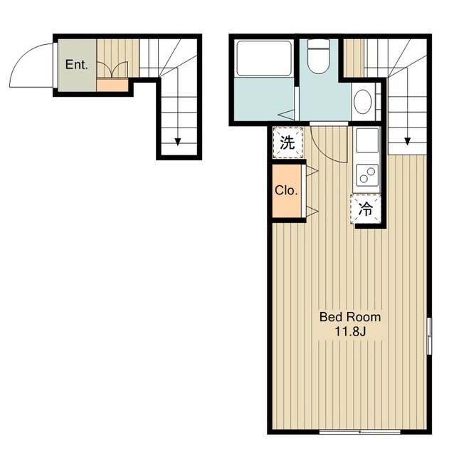 藤ハウスの物件間取画像