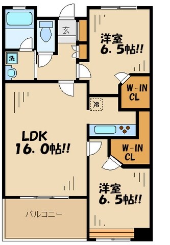 ドゥーエ芦花公園の物件間取画像
