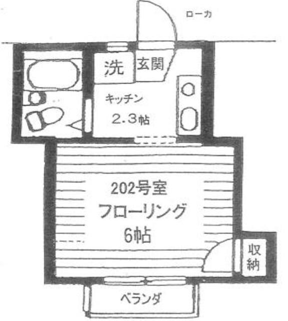 コーポ伊佐の物件間取画像