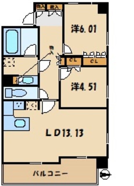 クラッサ調布の物件間取画像
