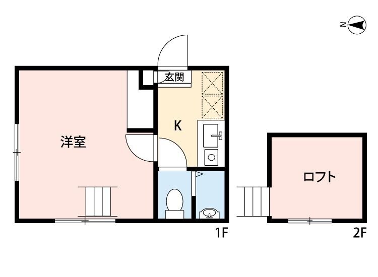 LaChic仙川の物件間取画像