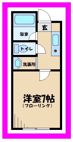 ノンブレ緑町の物件間取画像