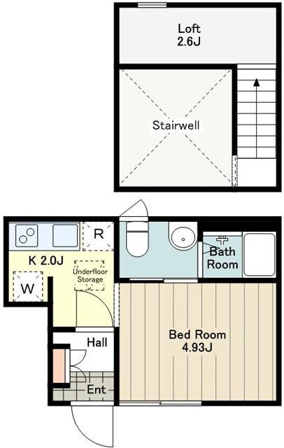 クリア立川の物件間取画像