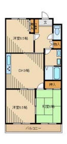 サンライズマンションの物件間取画像