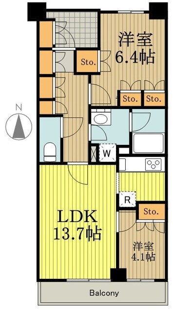 プライムメゾン武蔵野の杜の物件間取画像