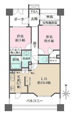 ファミールスクエア国分寺 の物件間取画像