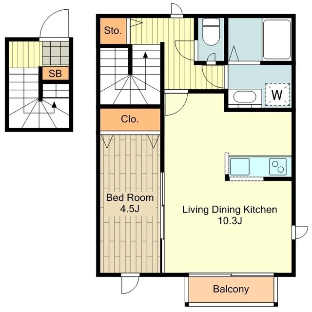 メゾンド国立の物件間取画像