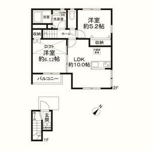 Bene多摩蘭坂の物件間取画像