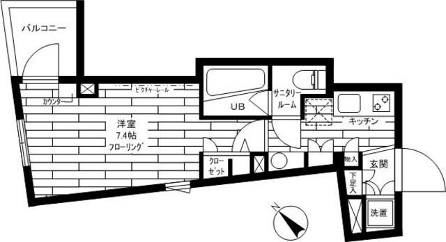 グランドコンシェルジュ用賀アジールコートの物件間取画像
