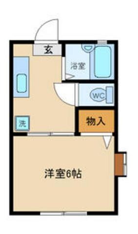 エスイーシー玉川ハイツの物件間取画像
