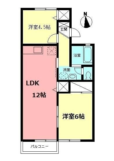 メゾンヴェールIIの物件間取画像