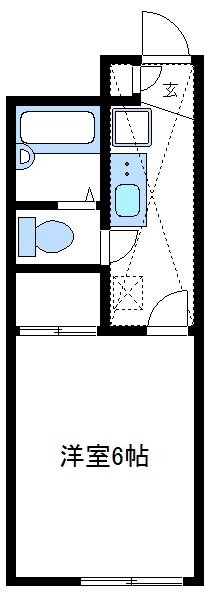 レオパレスさくらの物件間取画像