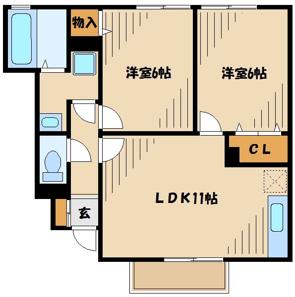 GLORY VICTOIREの物件間取画像