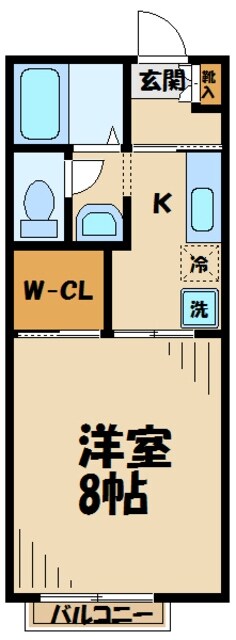 パルモSの物件間取画像