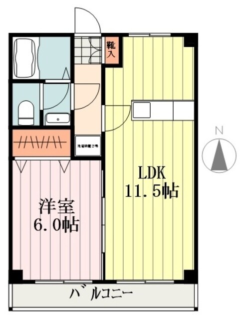 パルステージ秋川の物件間取画像