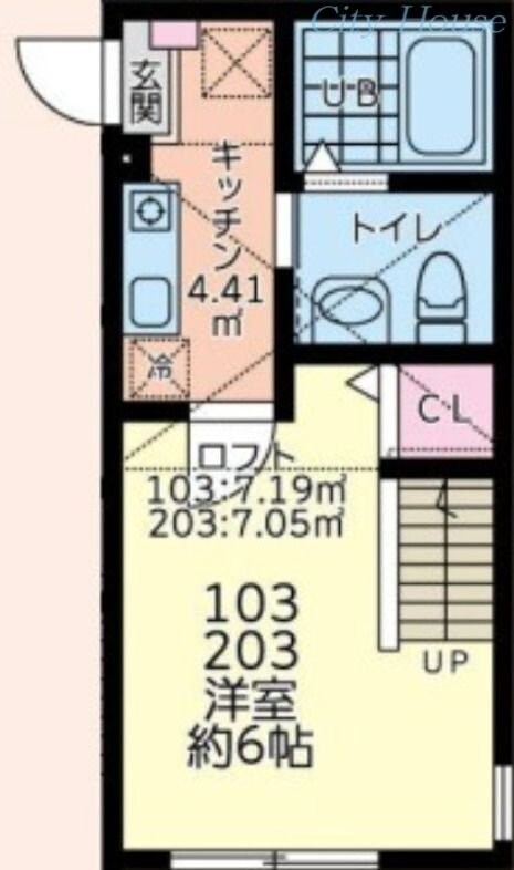 リベルテ相模原の物件間取画像